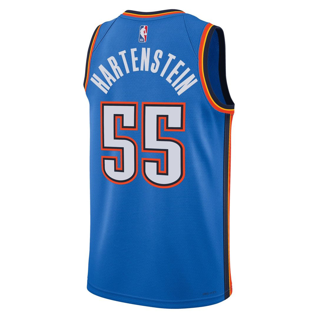 Isaiah Hartenstein Oklahoma City Thunder Nike Unisex Swingman Jersey - Icon Edition - Blue | NBA Fan Gear