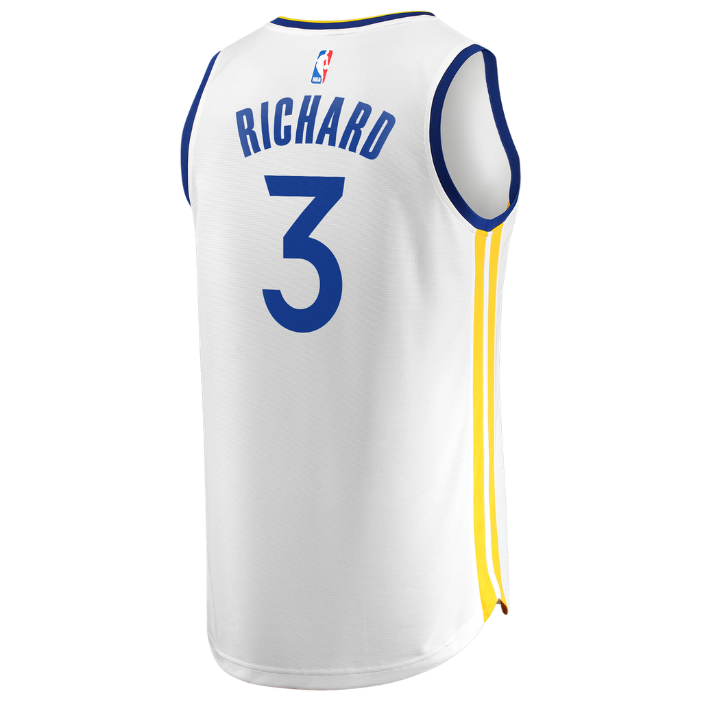 Will Richard Golden State Warriors Fanatics Fast Break Replica Jersey - White - Association Edition | NBA Fan Gear