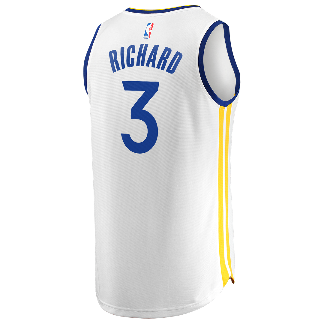 Will Richard Golden State Warriors Fanatics Fast Break Replica Jersey - White - Association Edition | NBA Fan Gear