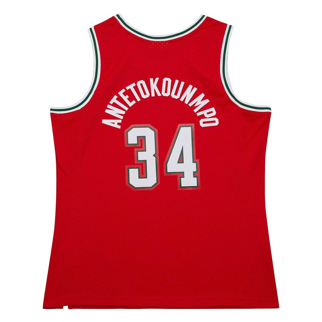 Giannis Antetokounmpo Milwaukee Bucks Mitchell & Ness 2013/ 14 Hardwood Classics Swingman Jersey - White | NBA Fan Gear