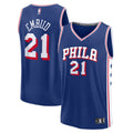 Joel Embiid Philadelphia 76ers Fanatics Fast Break Replica Jersey - Icon Edition - Royal | NBA Fan Gear
