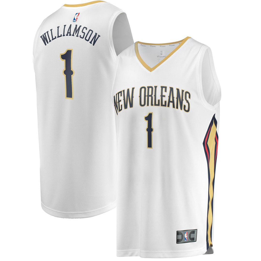 Zion Williamson New Orleans Pelicans Fanatics Replica Fast Break Jersey Red - Statement Edition | NBA Fan Gear
