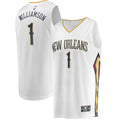 Zion Williamson New Orleans Pelicans Fanatics Replica Fast Break Jersey White - Association Edition | NBA Fan Gear