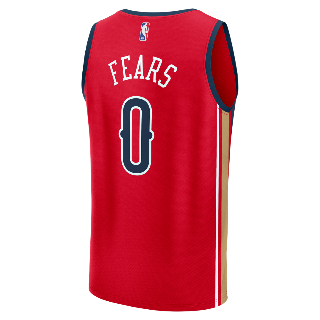 Jeremiah Fears New Orleans Pelicans Fanatics Fast Break Replica Player Jersey - Statement Edition - Red | NBA Fan Gear