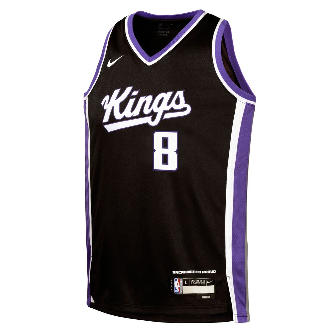 Zach LaVine Sacramento Kings Nike Youth Swingman Jersey - Icon Edition - Black | NBA Fan Gear