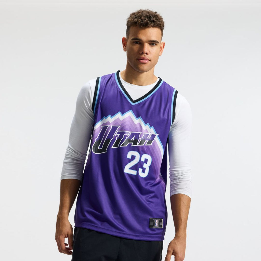 Lauri Markkanen Utah Jazz Fanatics Fast Break Replica Jersey - Icon Edition - Purple | NBA Fan Gear