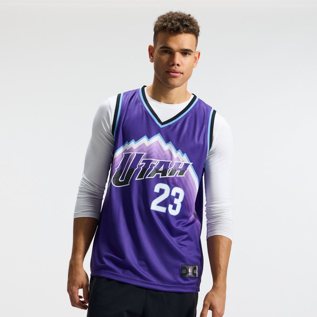 Lauri Markkanen Utah Jazz Fanatics Fast Break Replica Jersey - Icon Edition - Purple | NBA Fan Gear