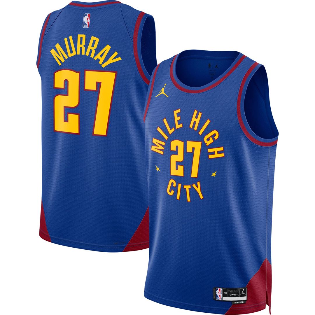 Jamal Murray Denver Nuggets Jordan Brand Unisex Swingman Jersey - Statement Edition - Blue | NBA Fan Gear