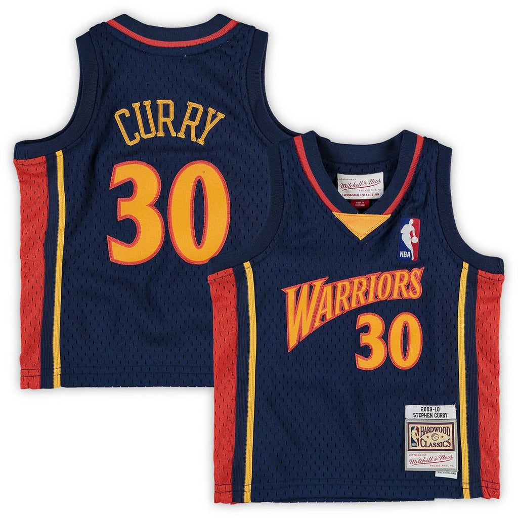 Stephen Curry Golden State Warriors Mitchell & Ness Infant Historic Logo Jersey - Navy | NBA Fan Gear