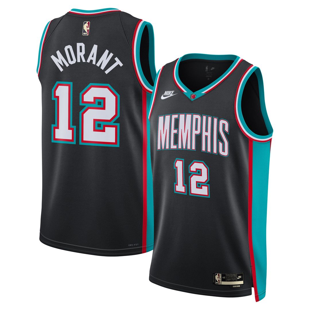 Ja Morant Memphis Grizzlies Nike Unisex Swingman Jersey - Classic Edition - Black | NBA Fan Gear