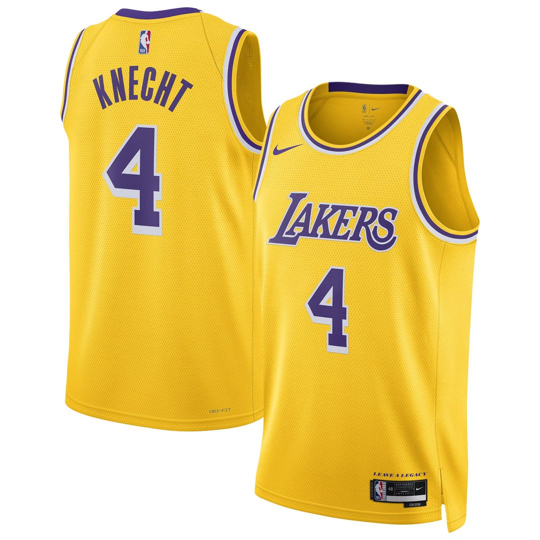 Dalton Knecht Los Angeles Lakers Nike Unisex Swingman Jersey - Gold | NBA Fan Gear