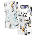 Utah Jazz NBA & KidSuper Studios by Fanatics Unisex Hometown Jersey - White | NBA x KidSuper Fan Gear