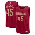 Donovan Mitchell Cleveland Cavaliers Fanatics Youth Fast Break Player Jersey - Icon Edition - Wine | NBA Fan Gear