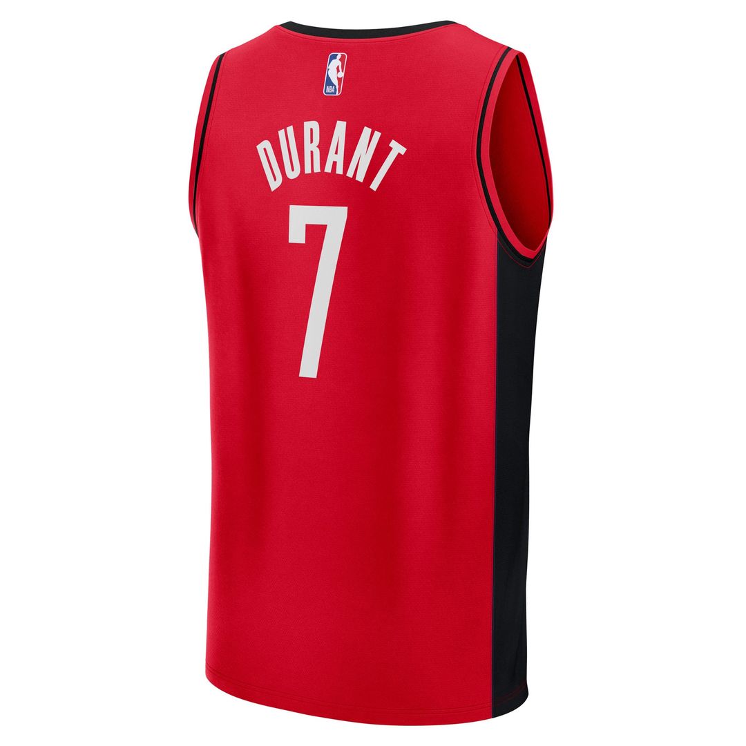 Kevin Durant Houston Rockets Fanatics Fast Break Replica Player Jersey - Icon Edition - Red | NBA Fan Gear