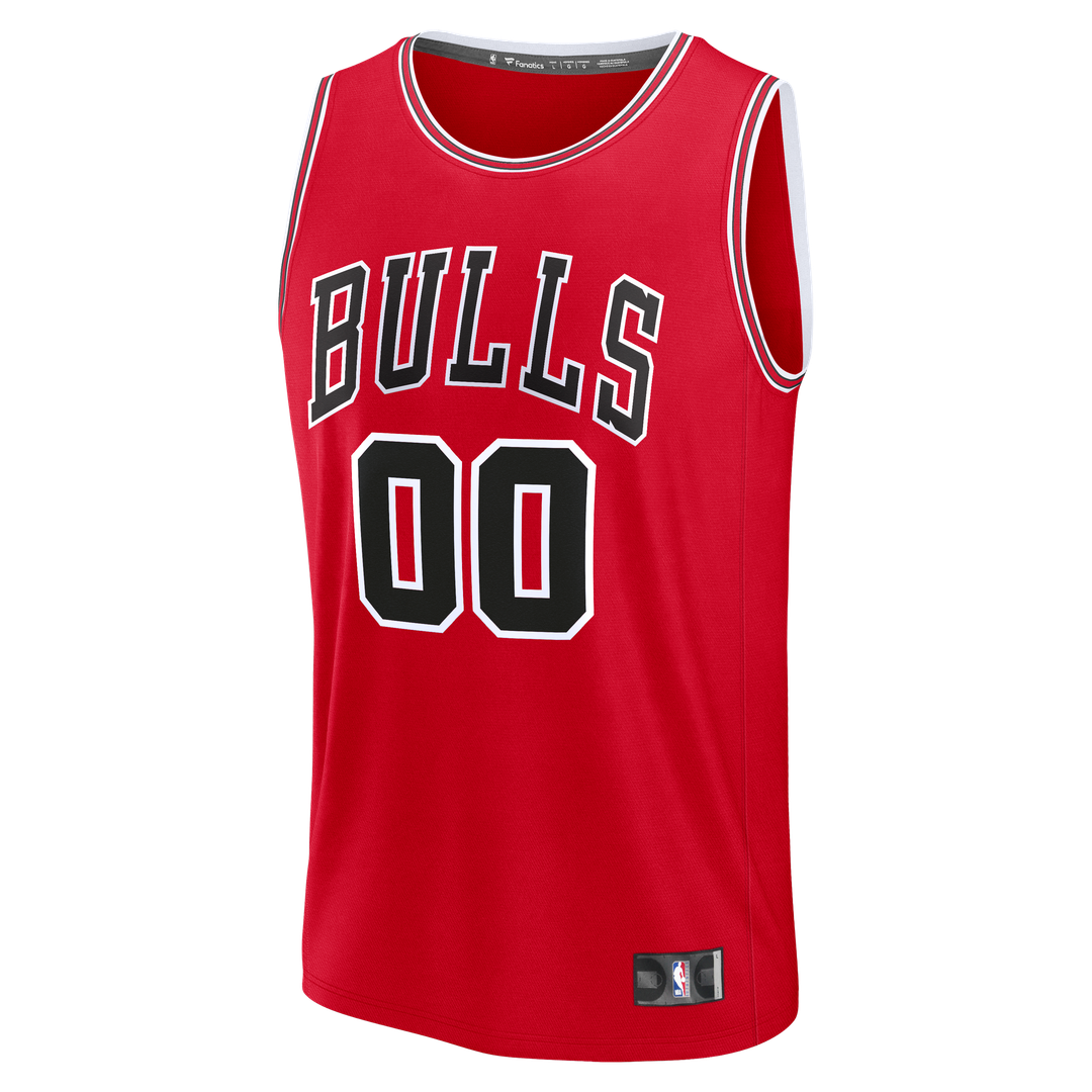 Chicago Bulls Fanatics Fast Break Custom Jersey - Icon Edition - Red | NBA Fan Gear