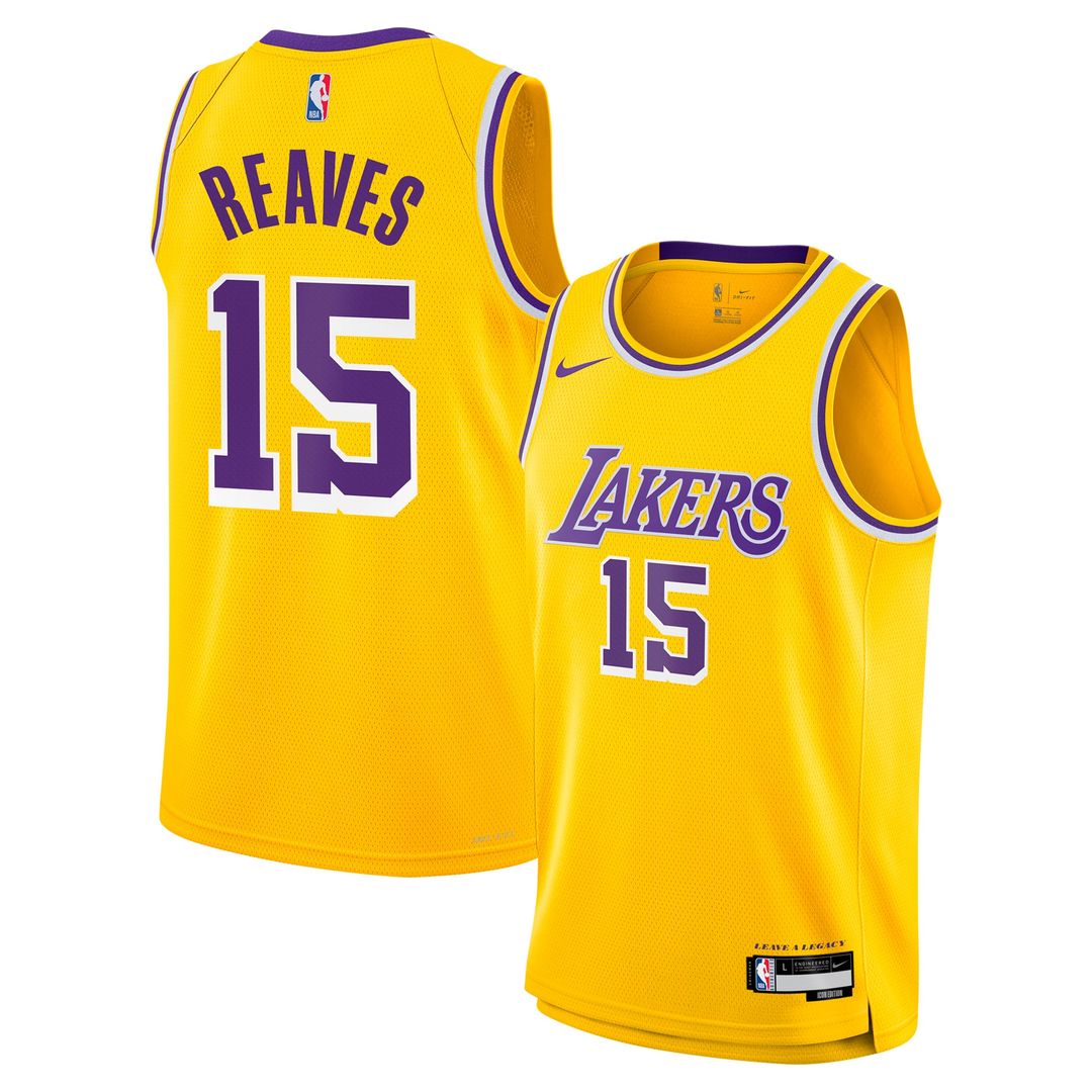 Austin Reaves Los Angeles Lakers Nike Youth Swingman Jersey - Icon Edition - Gold | NBA Fan Gear