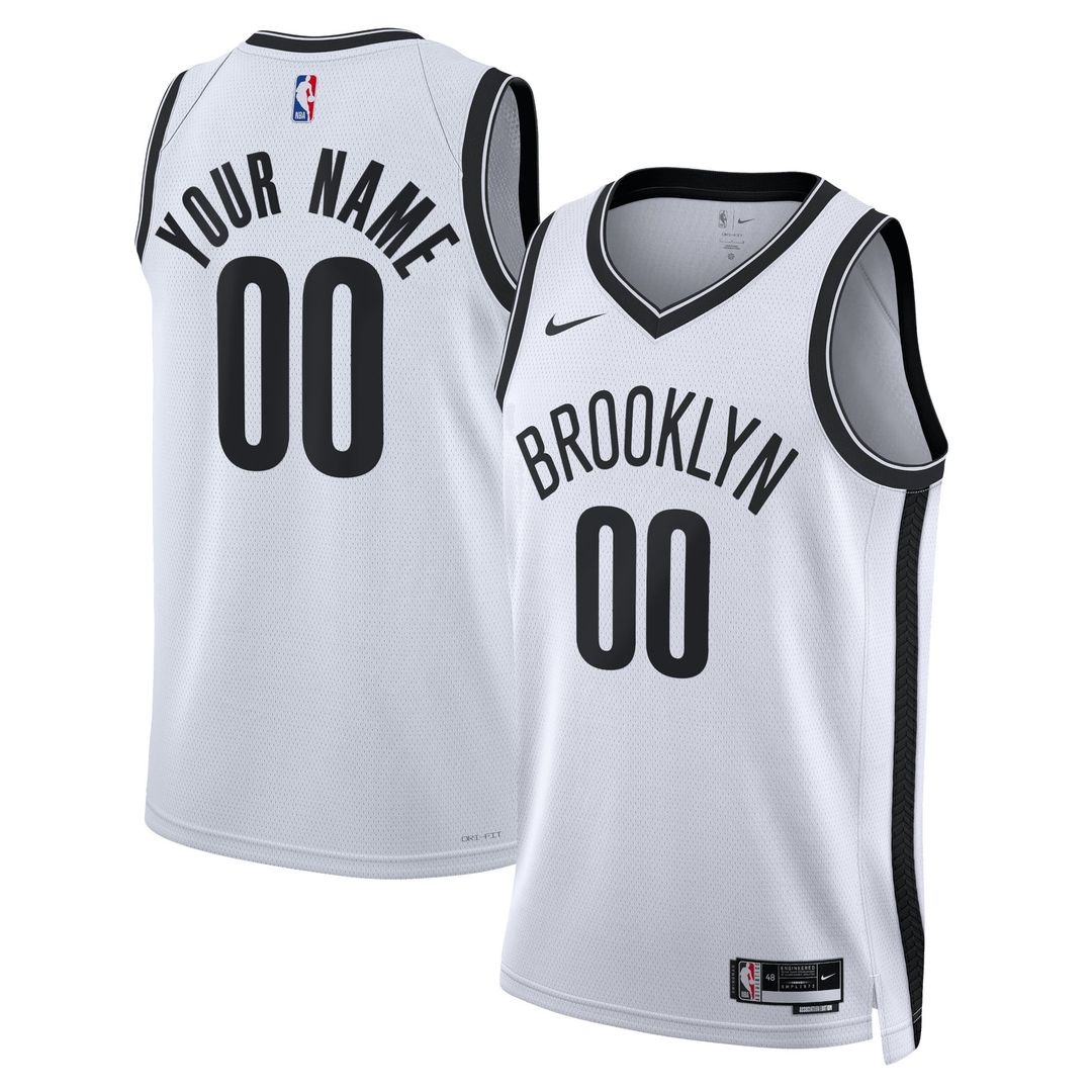 Brooklyn Nets Nike Unisex Swingman Custom Jersey Black - Icon Edition | NBA Fan Gear
