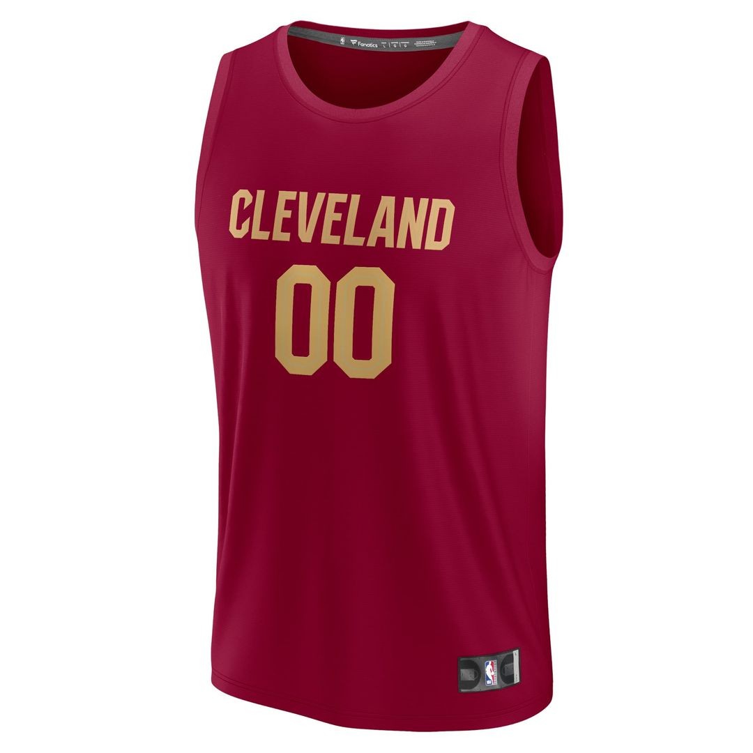 Cleveland Cavaliers Fanatics Youth Fast Break Custom Jersey - Maroon - Icon Edition | NBA Fan Gear