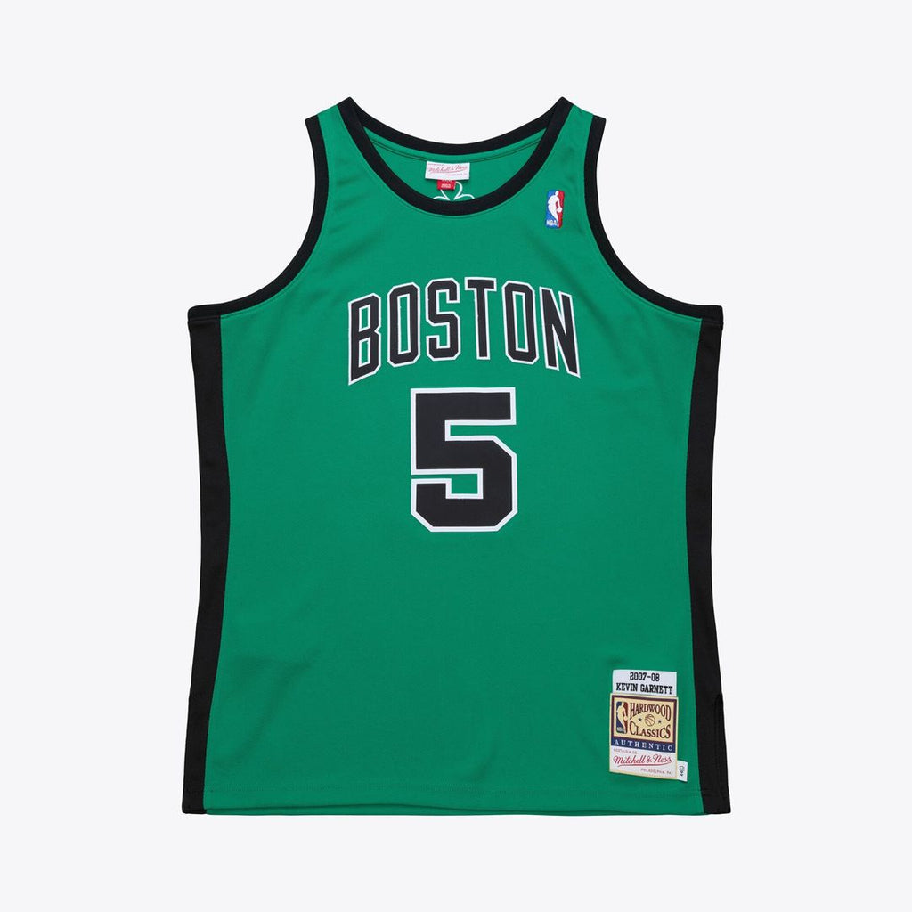 Kevin Garnett Boston Celtics Mitchell & Ness 2007-08 Hardwood Classics Authentic Jersey - Kelly Green | NBA Fan Gear
