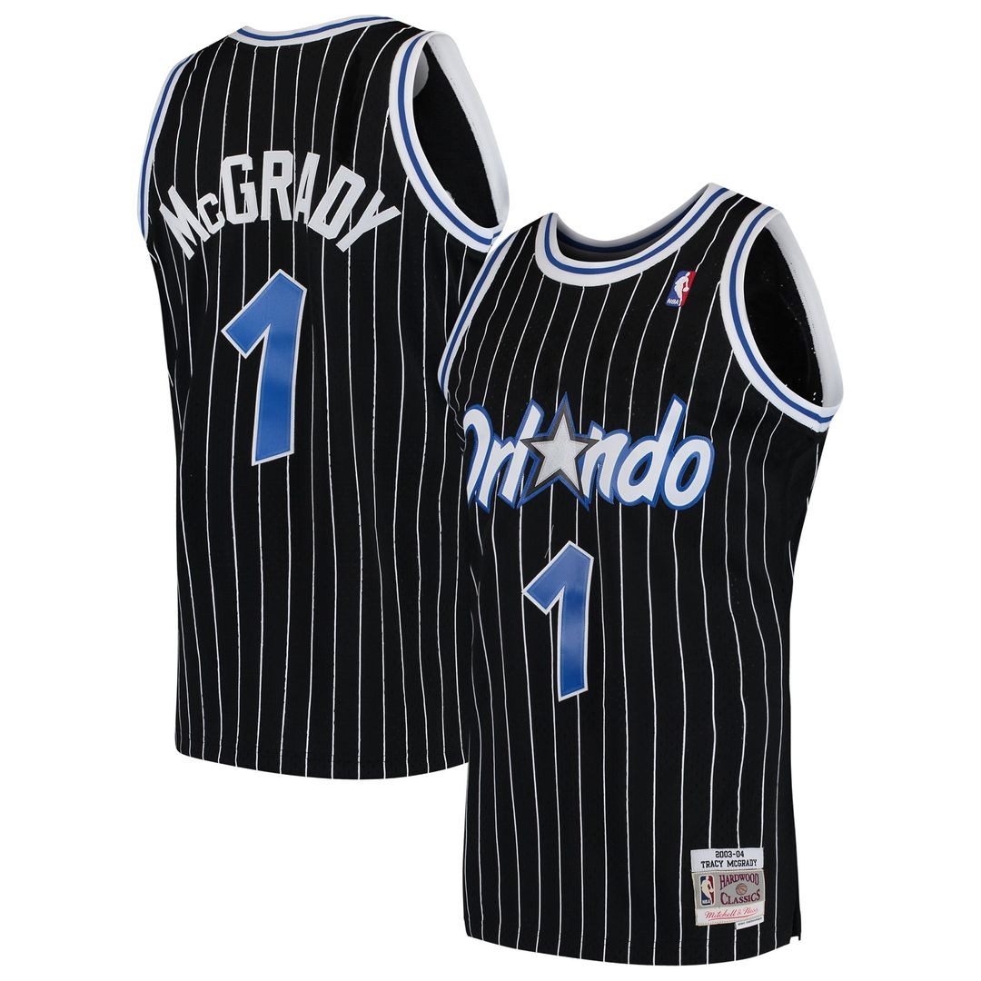 Tracy McGrady Orlando Magic Mitchell & Ness Hardwood Classics Swingman Jersey - Black | NBA Fan Gear