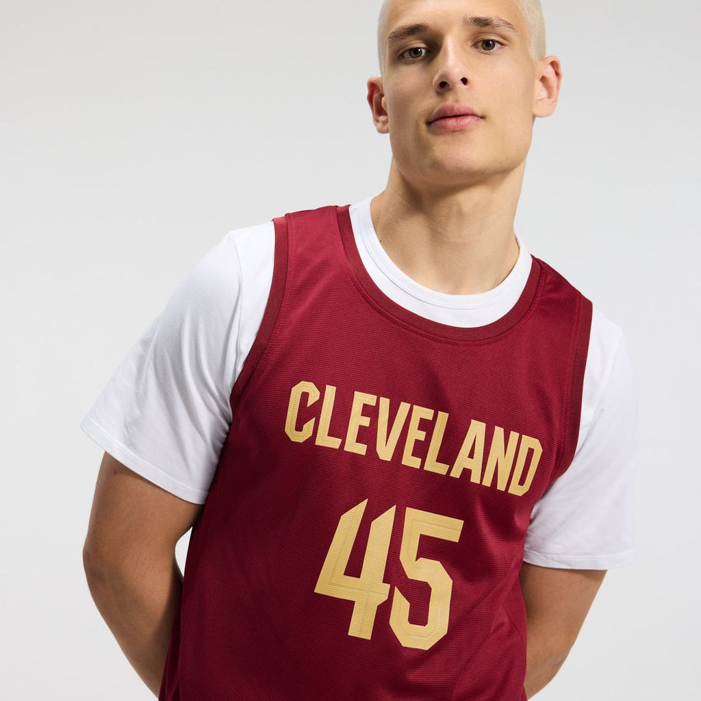 Donovan Mitchell Cleveland Cavaliers Fanatics Fast Break Replica Jersey - Icon Edition - Wine | NBA Fan Gear