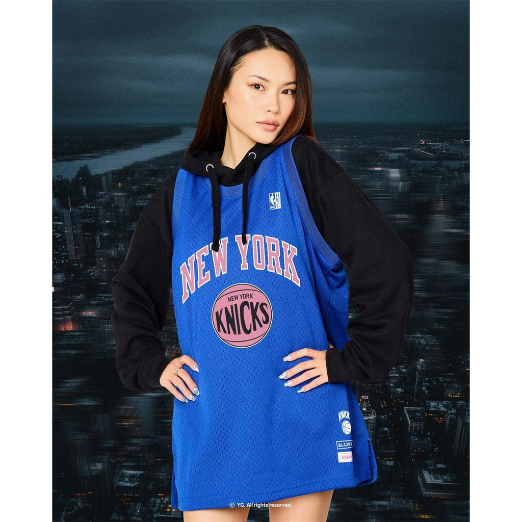 New York Knicks Mitchell & Ness x BLACKPINK Hardwood Classics Swingman Jersey - Blue - Limited Edition | NBA Fan Gear