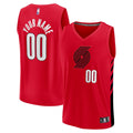 Portland Trail Blazers Fanatics Fast Break Custom Replica Jersey - Red - Statement Edition | NBA Fan Gear