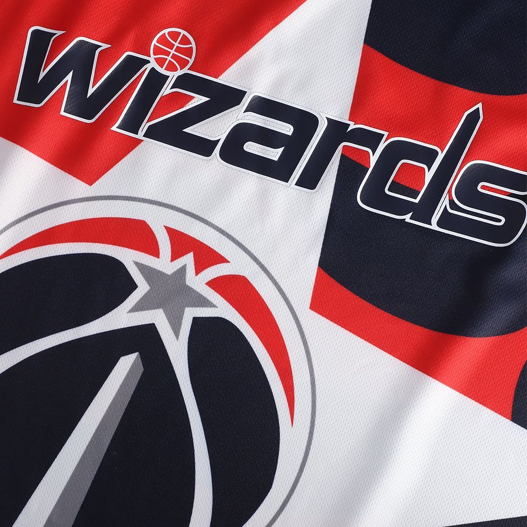 Washington Wizards NBA & KidSuper Studios by Fanatics Unisex Hometown Jersey - Red | NBA x KidSuper Fan Gear
