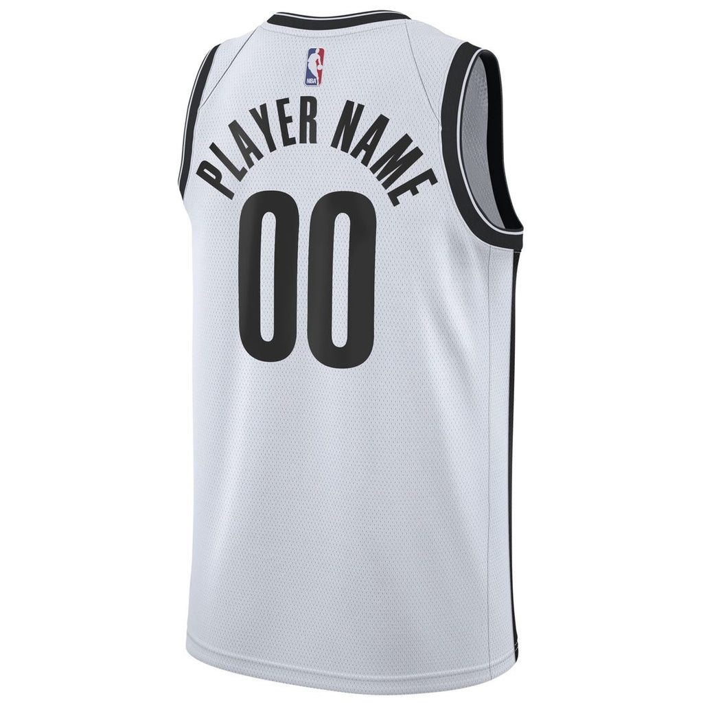 Brooklyn Nets Nike 2020/ 21 Swingman Custom Jersey - Icon Edition - Black | NBA Fan Gear
