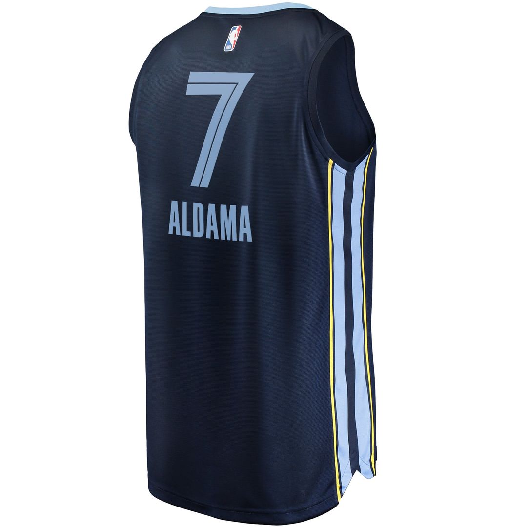 Santi Aldama Memphis Grizzlies Fanatics Fast Break Replica Jersey - Icon Edition - Navy | NBA Fan Gear