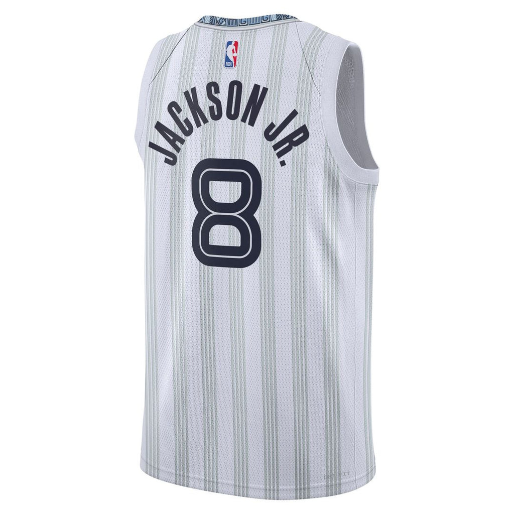 Jaren Jackson Jr. Memphis Grizzlies Nike Unisex 2025/ 26 Swingman Jersey - White - City Edition | NBA Fan Gear