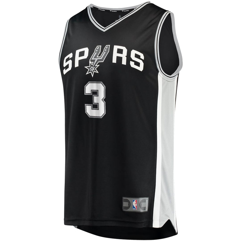Keldon Johnson San Antonio Spurs Fanatics Fast Break Replica Jersey Black - Icon Edition | NBA Fan Gear