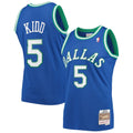 Jason Kidd Dallas Mavericks Mitchell & Ness 1994/ 95 Hardwood Classics Swingman Jersey - Blue | NBA Fan Gear