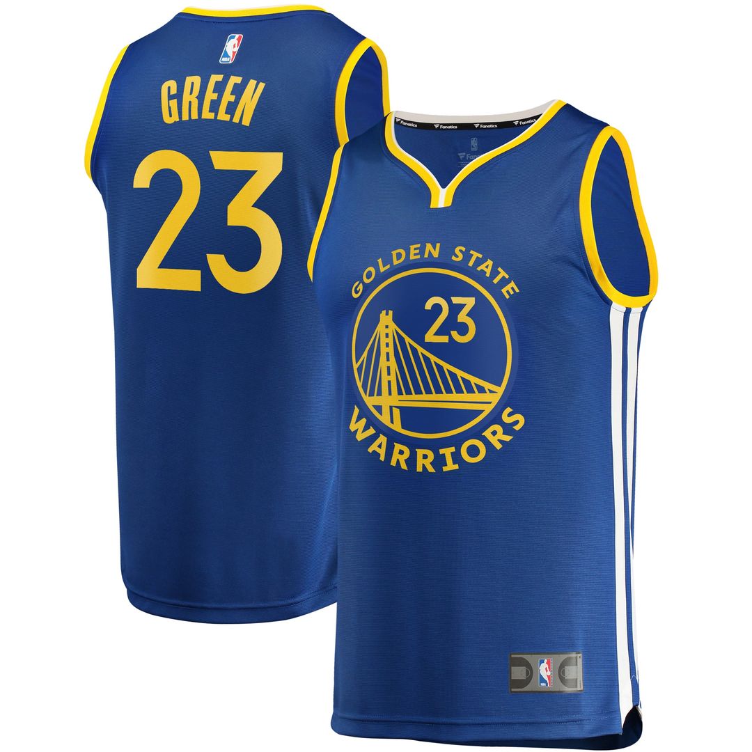 Draymond Green Golden State Warriors Fanatics Fast Break Replica Player Team Jersey - Icon Edition - Royal | NBA Fan Gear