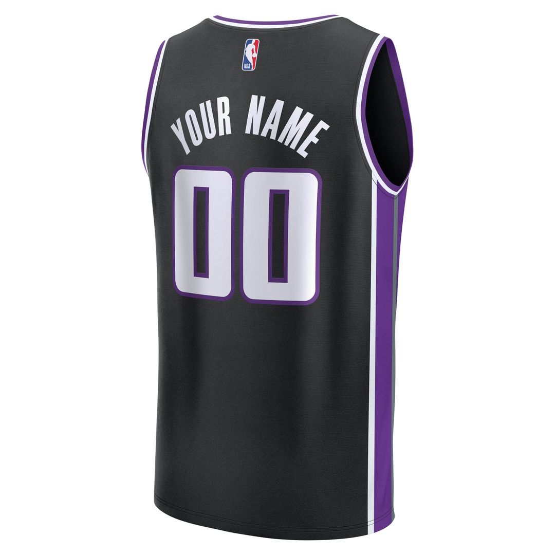 Sacramento Kings Fanatics Youth Fast Break Custom Replica Jersey - Purple - Statement Edition | NBA Fan Gear