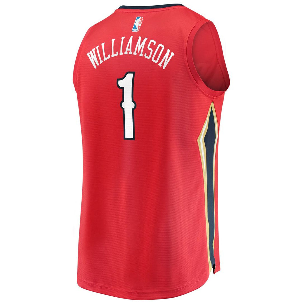Zion Williamson New Orleans Pelicans Fanatics Replica Fast Break Jersey Navy - Icon Edition | NBA Fan Gear