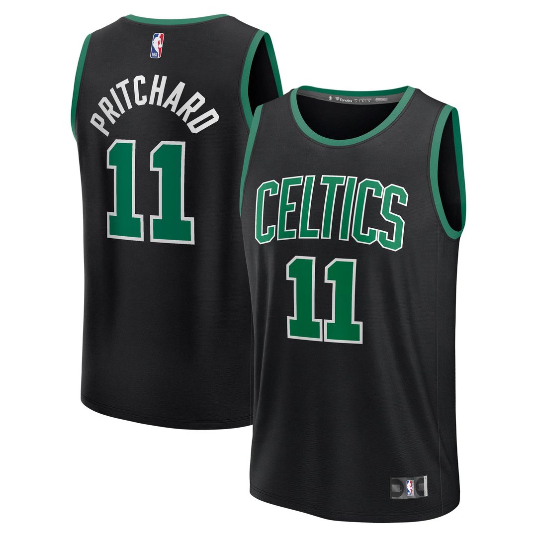 Payton Pritchard Boston Celtics Fanatics Fast Break Replica Player Jersey - Statement Edition - Black | NBA Fan Gear