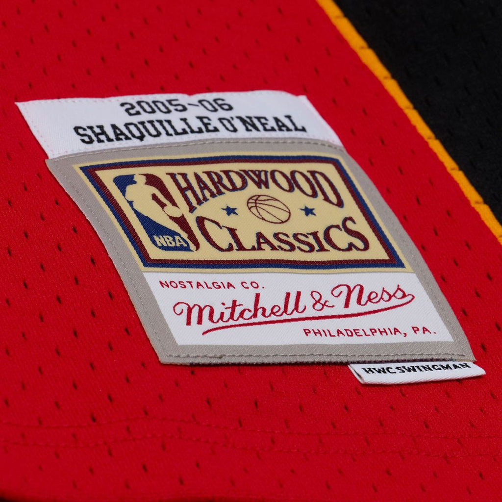 Shaquille O'Neal Miami Heat Mitchell & Ness 2005-06 Swingman Jersey - Red | NBA Fan Gear