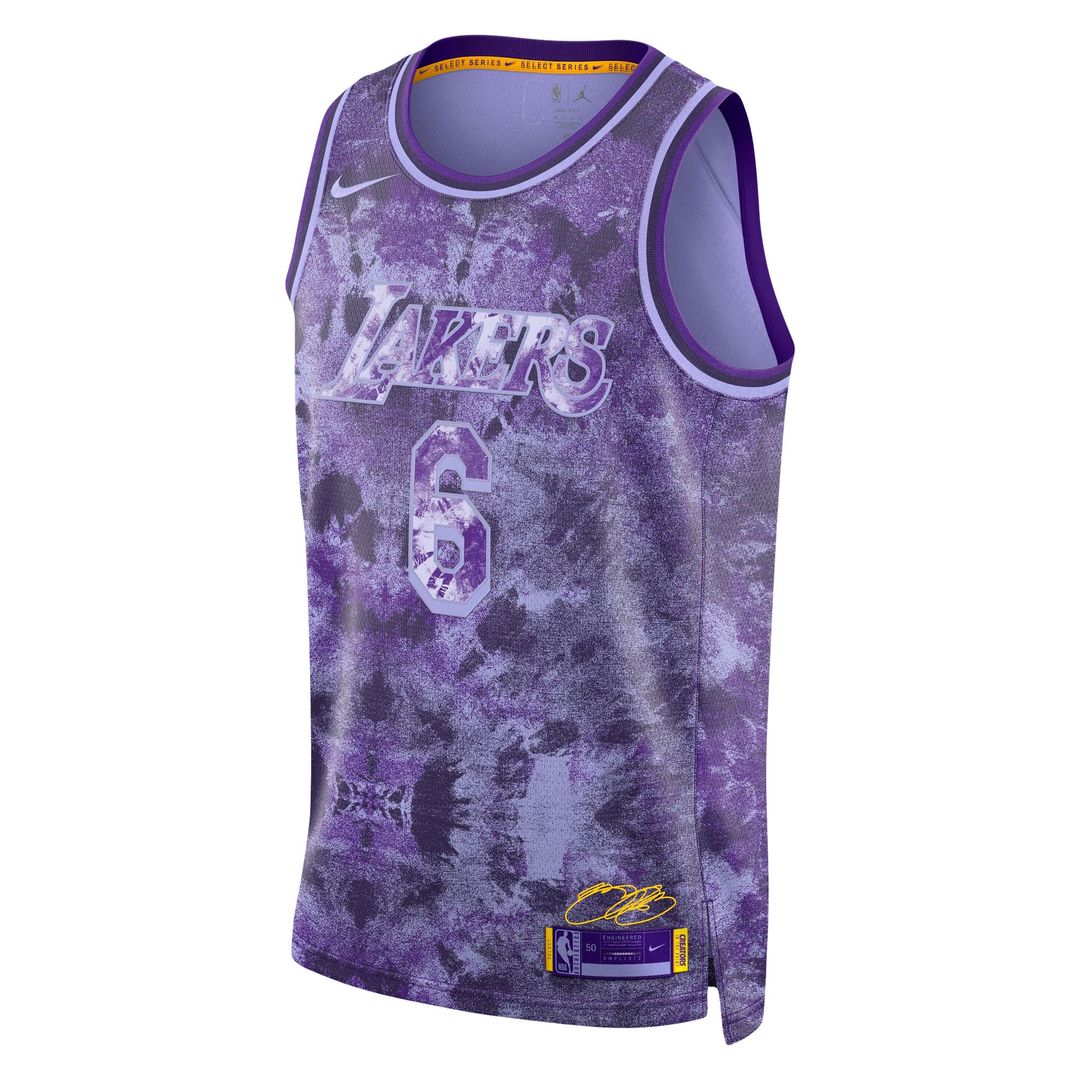 LeBron James Los Angeles Lakers Nike Unisex Select Series Swingman Jersey - Purple | NBA Fan Gear