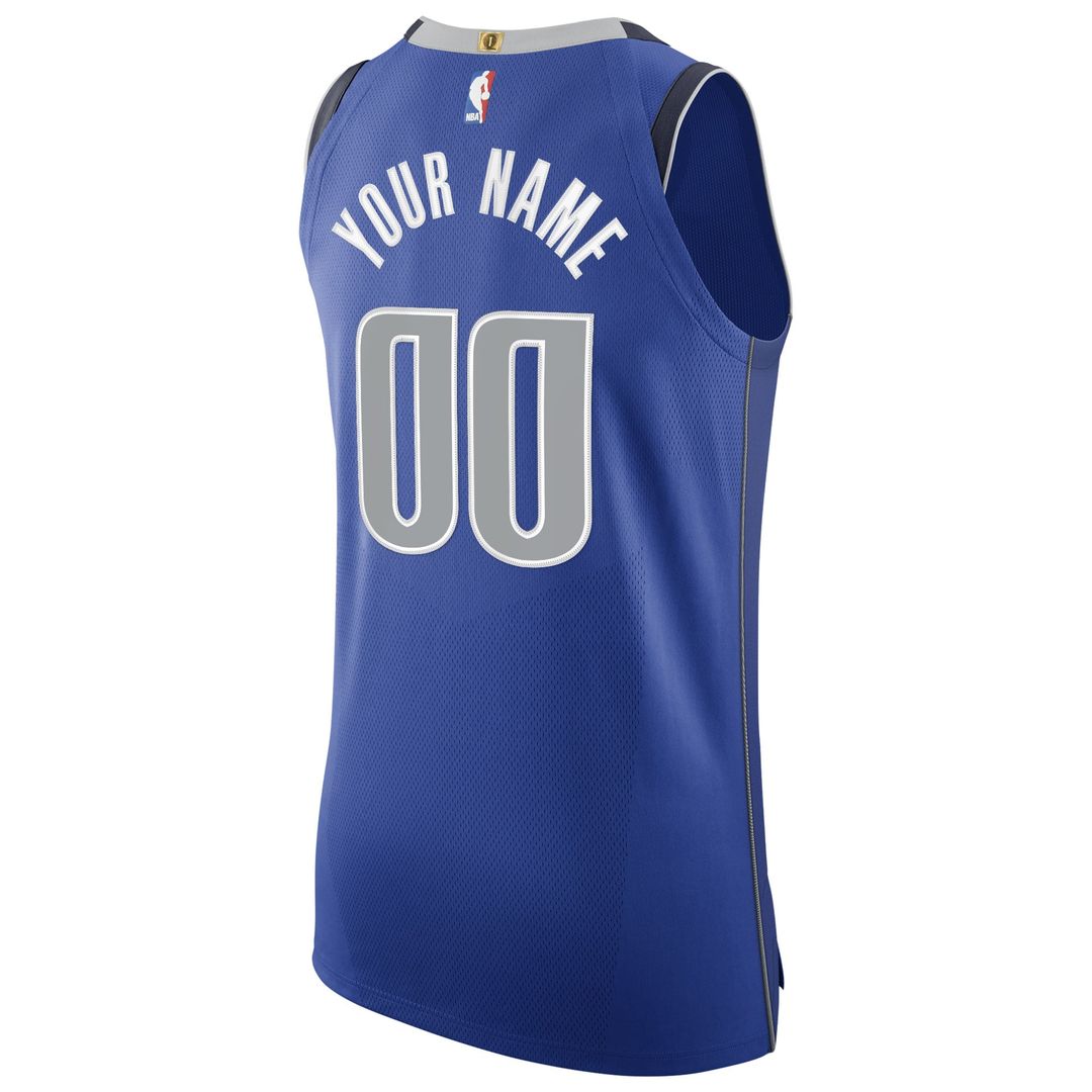 Dallas Mavericks Nike 2020/ 21 Authentic Custom Jersey Royal - Icon Edition | NBA Fan Gear