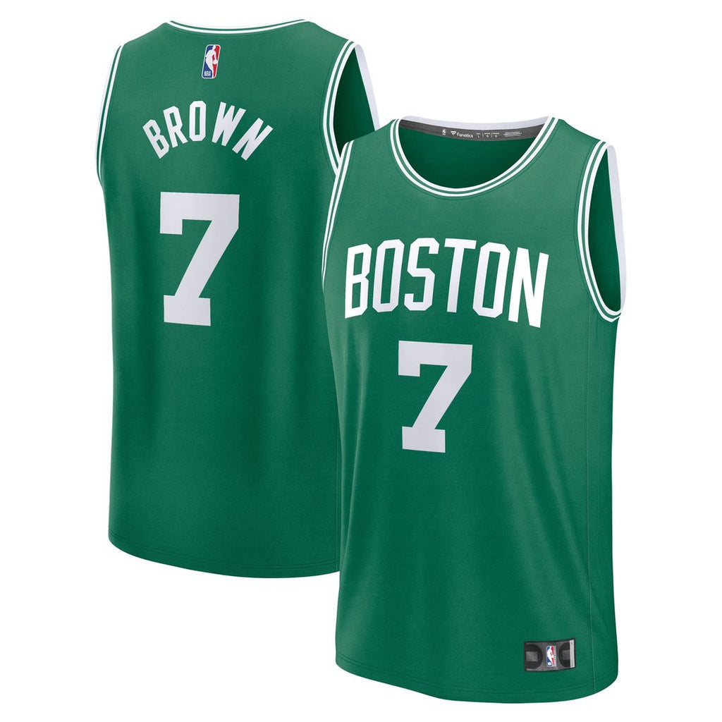 Jaylen Brown Boston Celtics Fanatics Youth Fast Break Replica Player Jersey - Icon Edition - Kelly Green | NBA Fan Gear