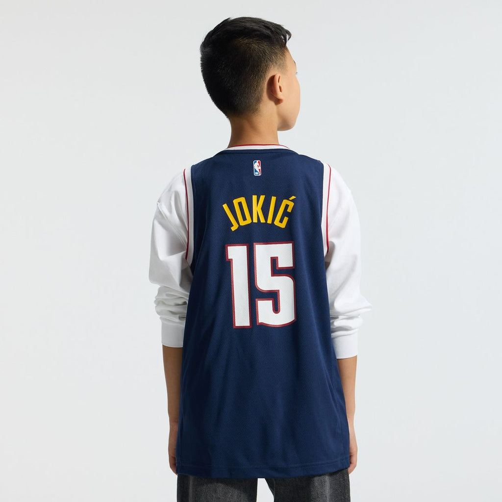 Nikola Jokic Denver Nuggets Fanatics Youth Fast Break Replica Player Jersey - Icon Edition - Navy | NBA Fan Gear
