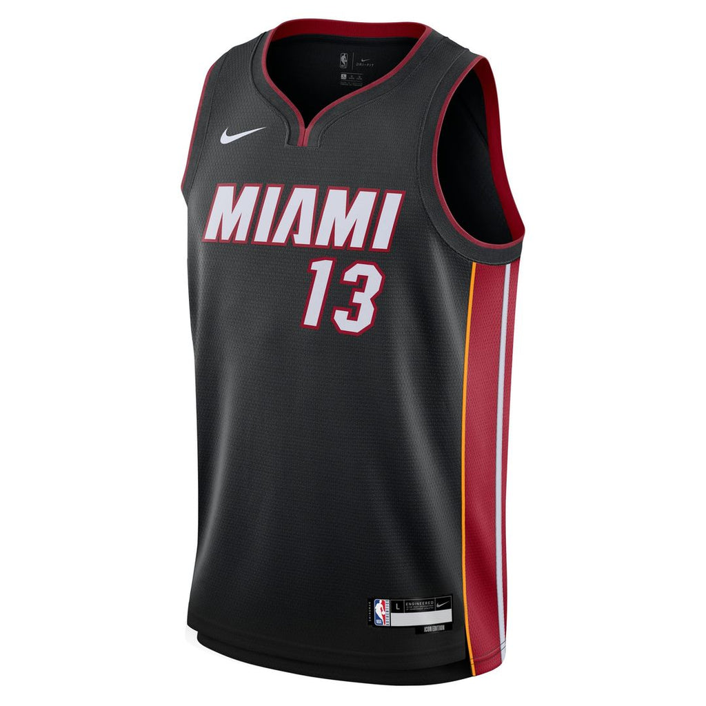 Bam Adebayo Miami Heat Nike Youth Swingman Jersey - Icon Edition - Black | NBA Fan Gear