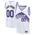 Utah Jazz Fanatics Fast Break Replica Custom Jersey - White - Association Edition | NBA Fan Gear