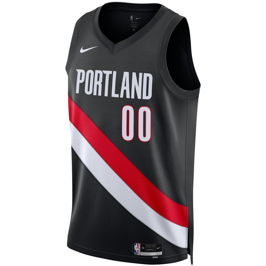 Scoot Henderson Portland Trail Blazers Nike Unisex Swingman Jersey - Icon Edition - Black | NBA Fan Gear