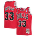 Scottie Pippen Chicago Bulls Mitchell & Ness Youth 1997-98 Hardwood Classics Swingman Jersey - Red | NBA Fan Gear