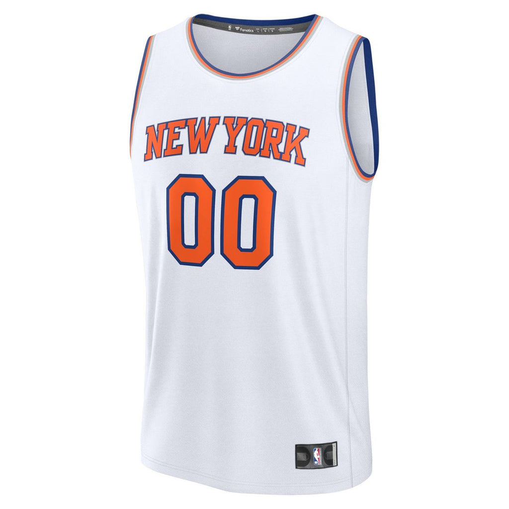 New York Knicks Fanatics Youth Fast Break Custom Replica Jersey - Blue - Icon Edition | NBA Fan Gear