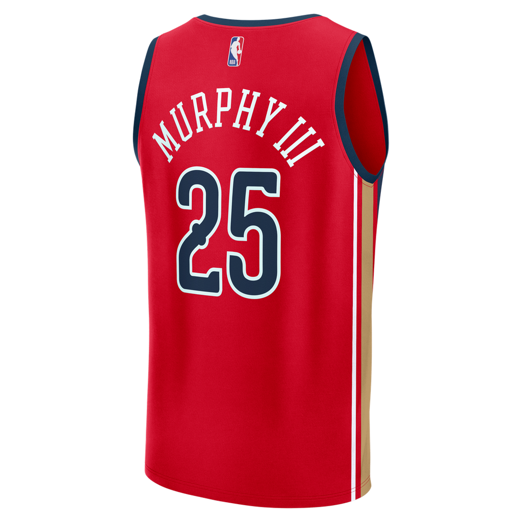 Trey Murphy III New Orleans Pelicans Fanatics Fast Break Replica Player Jersey - Statement Edition - Red | NBA Fan Gear