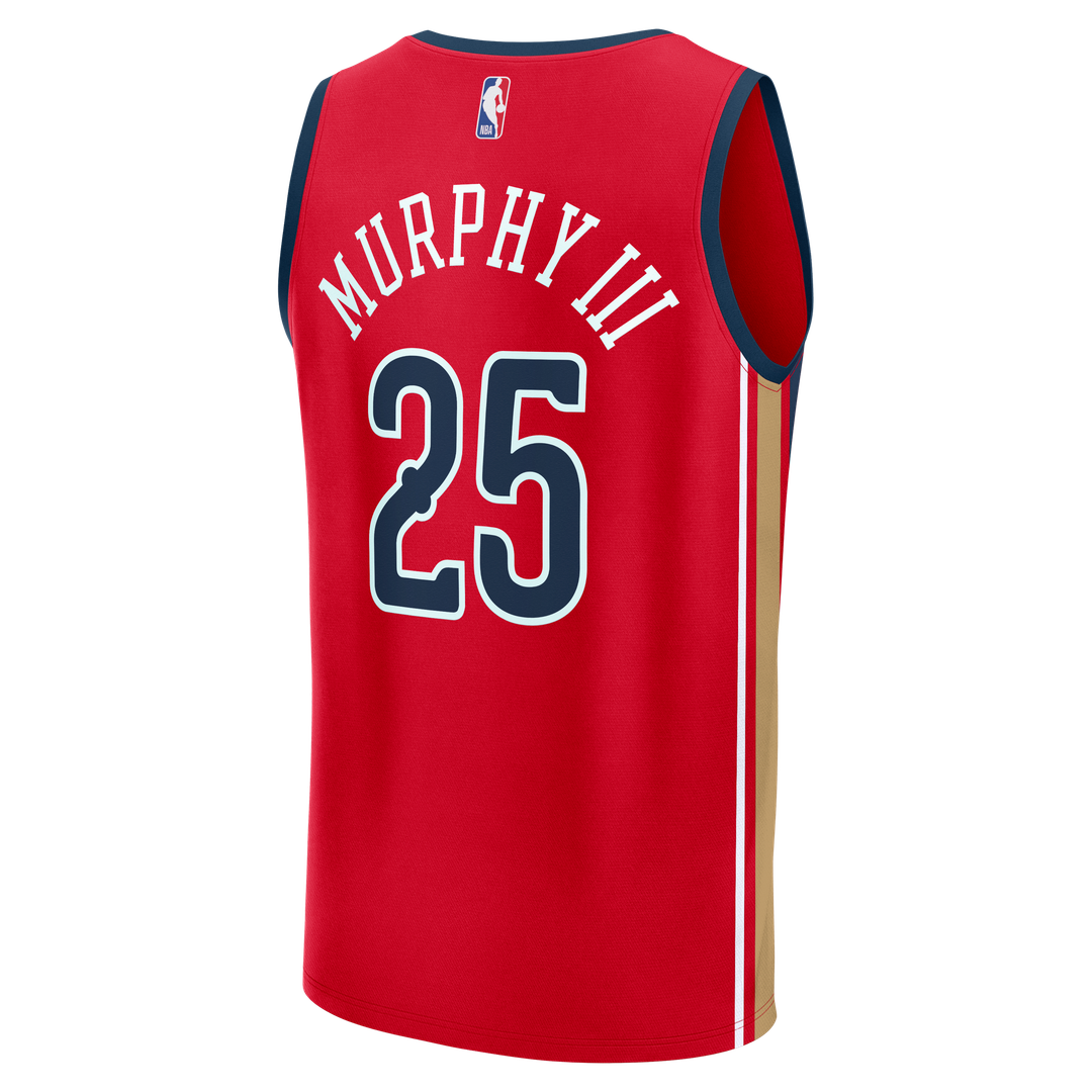 Trey Murphy III New Orleans Pelicans Fanatics Fast Break Replica Player Jersey - Statement Edition - Red | NBA Fan Gear