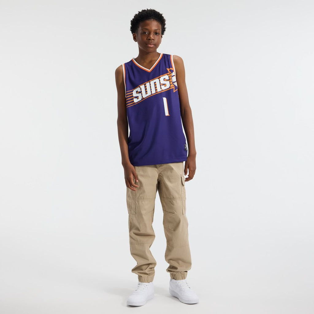 Devin Booker Phoenix Suns Fanatics Youth Fast Break Replica Player Jersey - Icon Edition - Purple | NBA Fan Gear